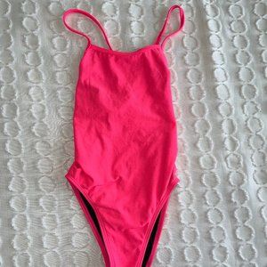 Jolyn Pink One Piece Swimsuit